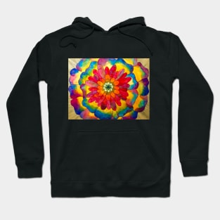 Rainbow Flower Hoodie